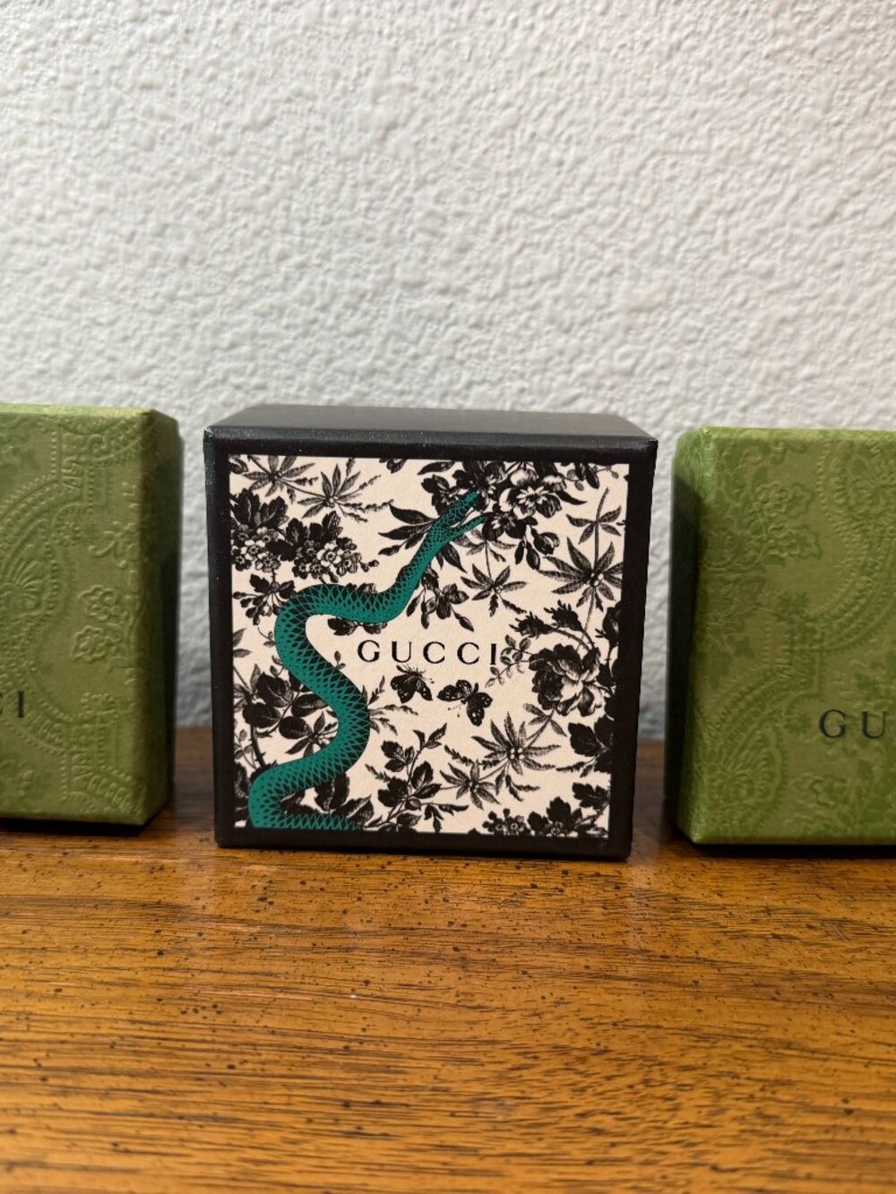 Gucci Empty Fragrance Gift Box Lot with Dust Pouch